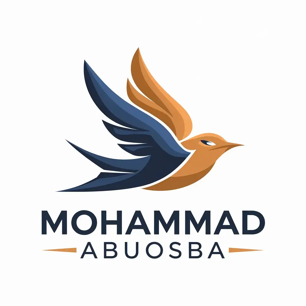 LOGO-Design-for-Mohammad-AbuOsba-TechnologyInspired-Swallow-Symbol-with-Clear-Background