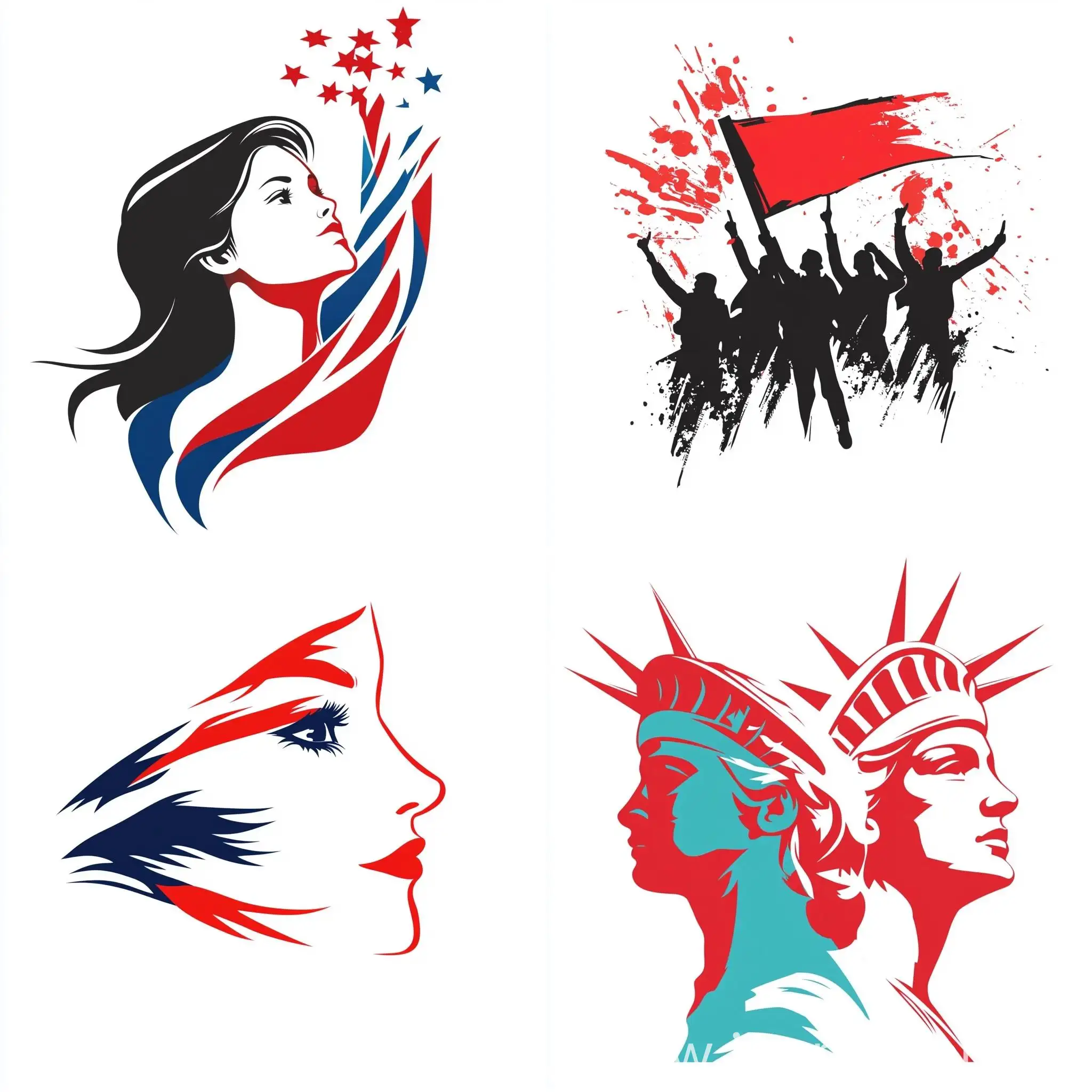 Patriotic-Logo-Design-for-School-Museum-Activists-I-Remember-I-Am-Proud