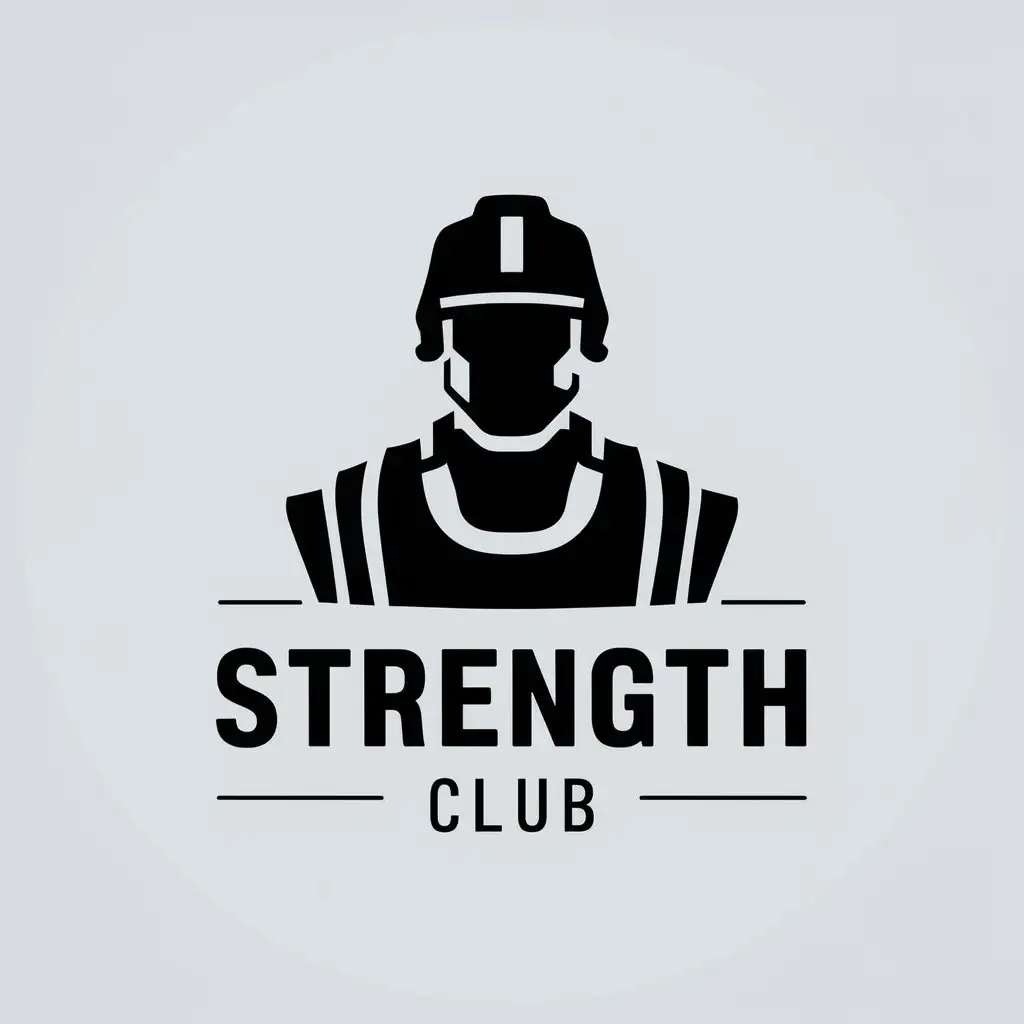 LOGO-Design-For-Strength-Club-Soldier-Symbol-in-Minimalistic-Style-for-Game-Industry