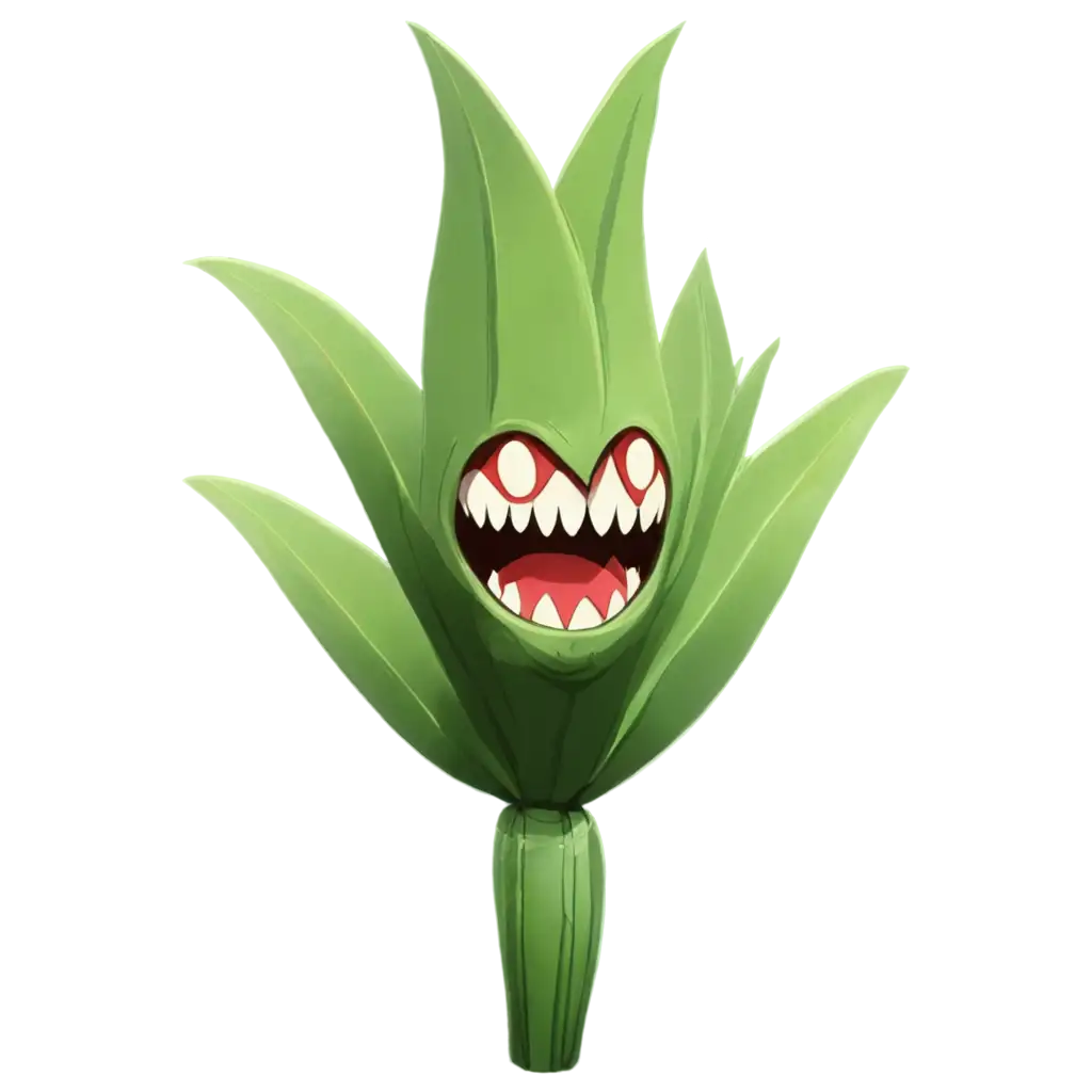 Anime-Style-Plant-with-Teeth-PNG-for-RPG-Enemy-Design