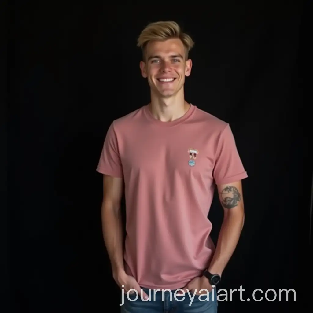 Young-Caucasian-Male-Portrait-with-a-Heart-Tattoo-and-Casual-Elegance