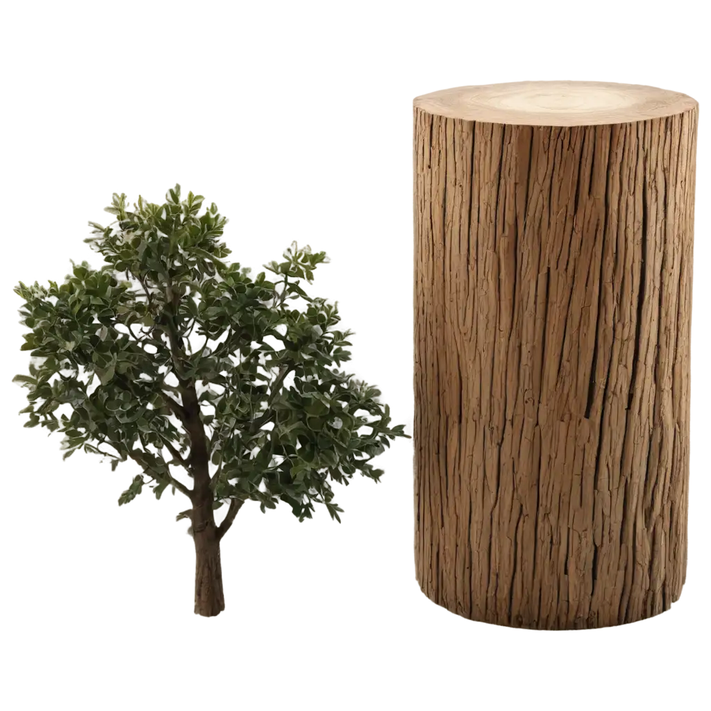 Tree-Wooden-Cylinder-Shape-PNG-HighQuality-Image-for-Nature-and-Design-Projects