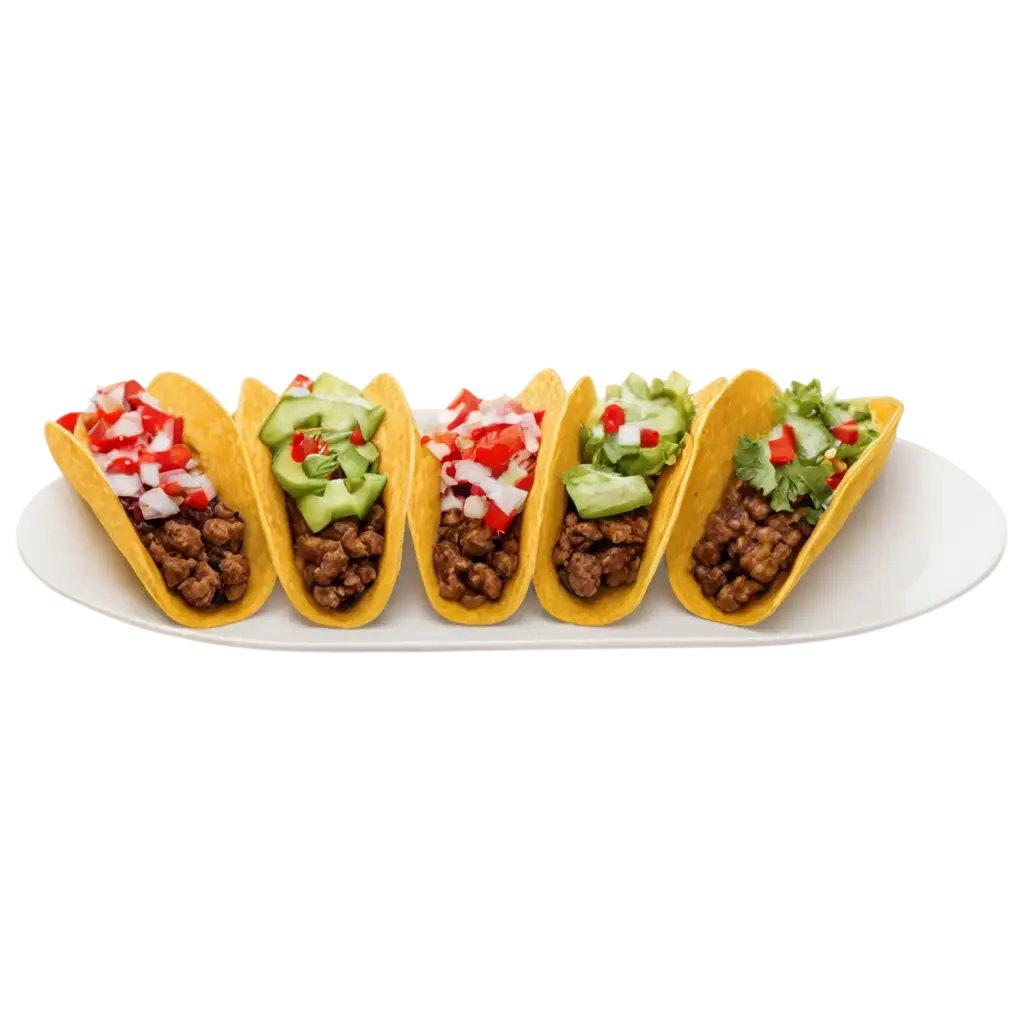 Delicious-Plate-of-Three-Tacos-in-PNG-Format-High-Quality-Food-Image-for-Your-Projects