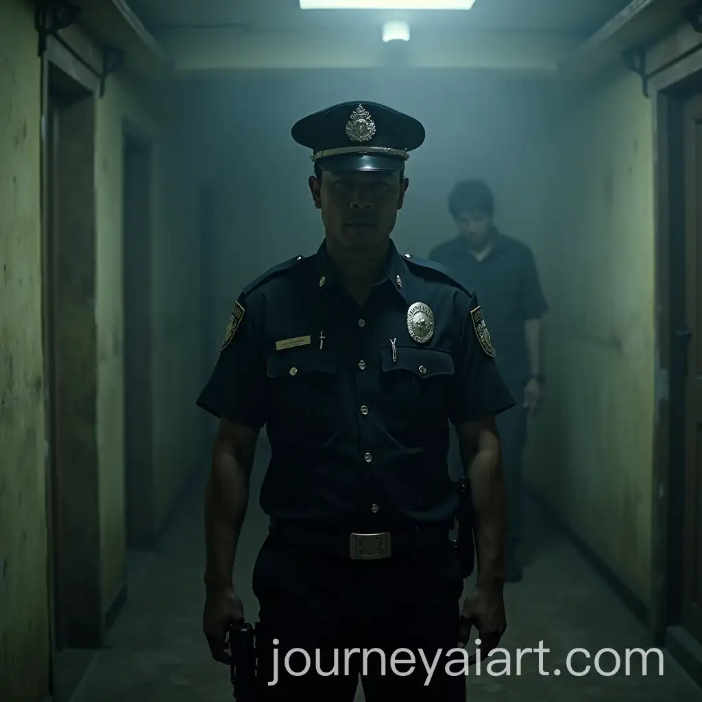 Indonesian-Cop-Confronted-by-a-Menacing-Ghost