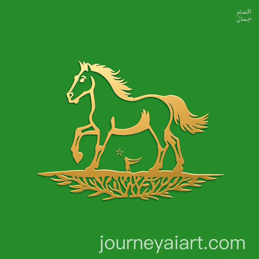 Tourism-and-Archaeology-Logo-Design-with-Horse-Vector-for-Tiaret-Algeria