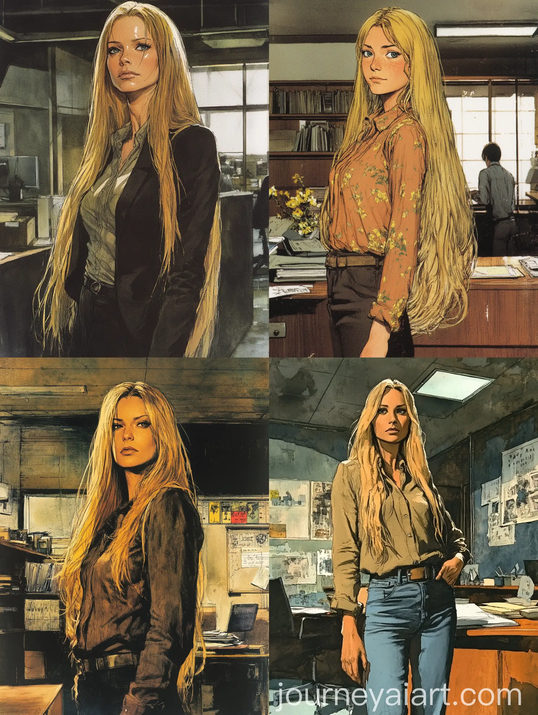 MiddleAged-Blonde-Woman-in-Office-Setting-Graphic-Novel-Style