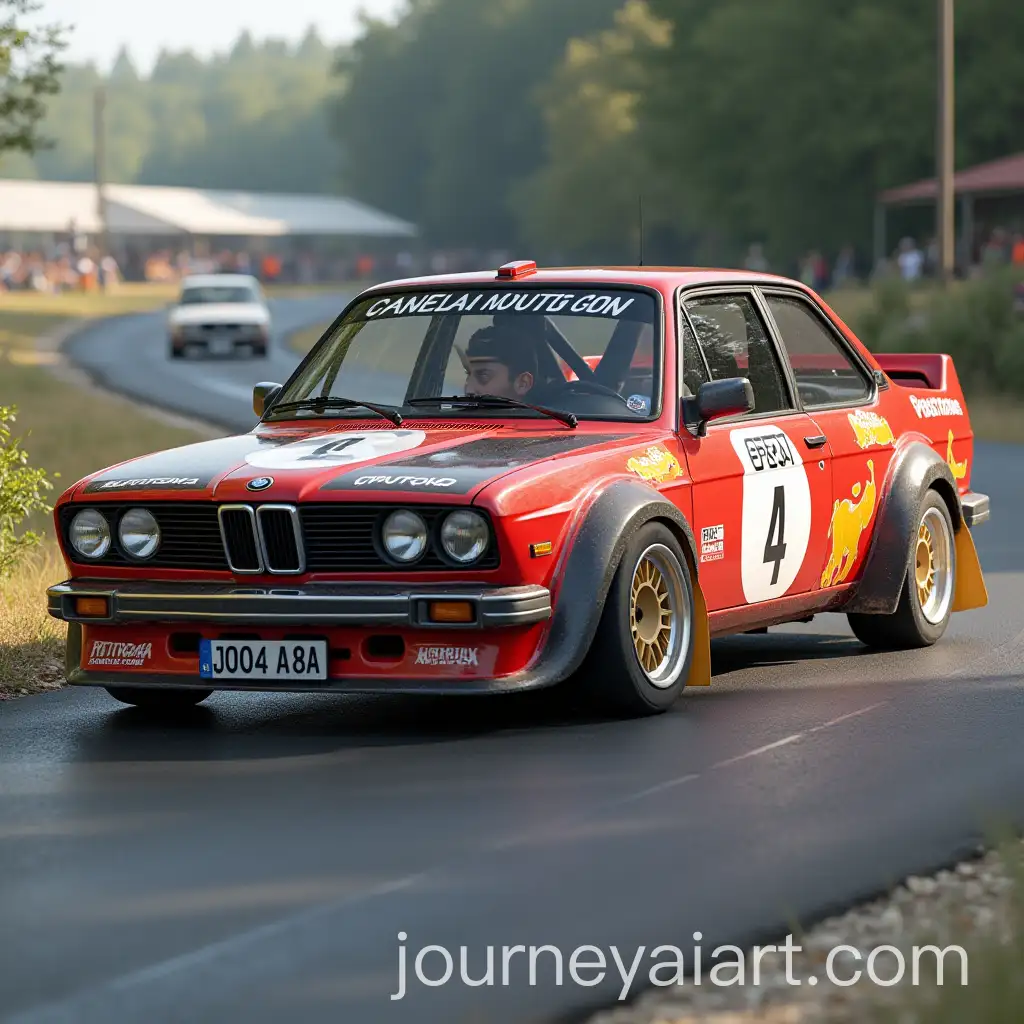 Stylish-Rally-Car-with-Number-48-in-Action