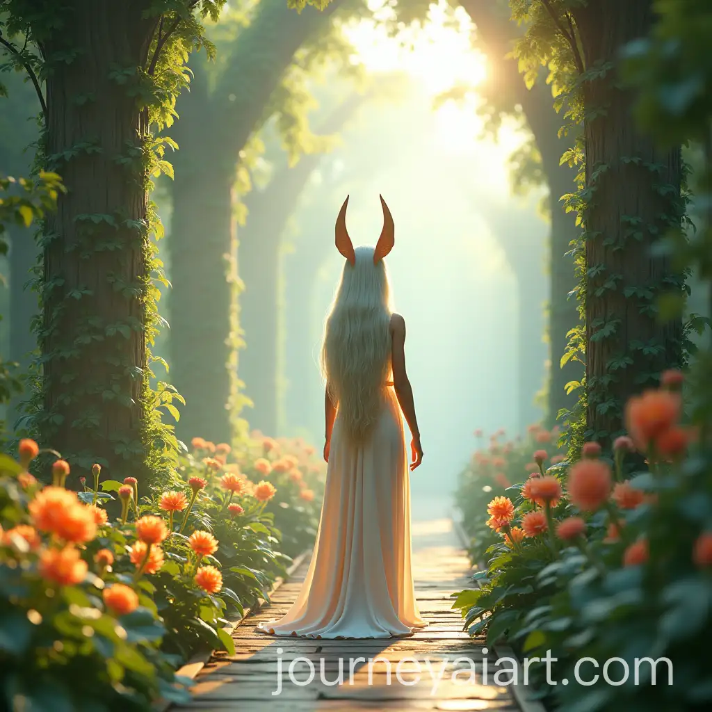 Goddess-Freya-Standing-at-the-Threshold-of-Paradise-Garden