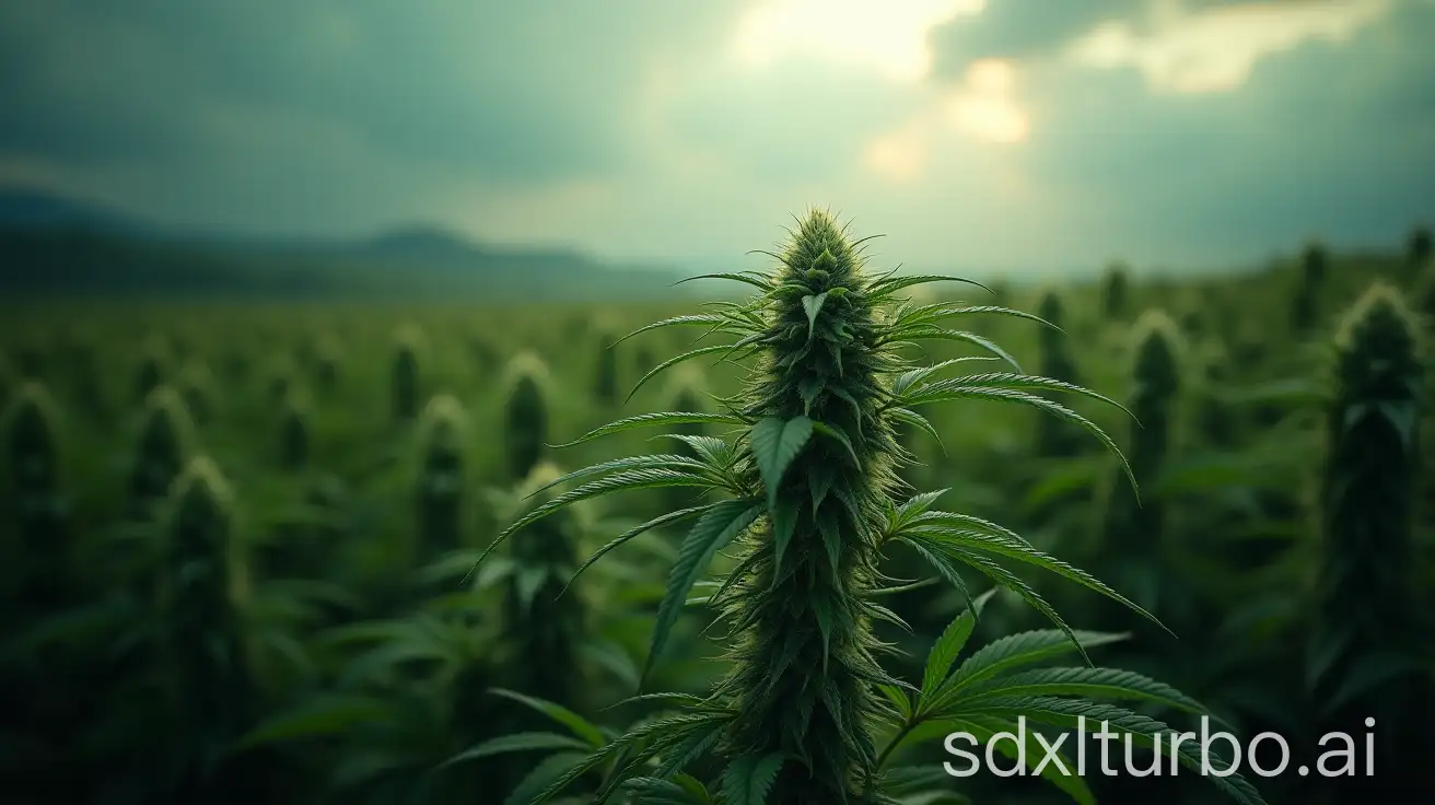 Moody-Cannabis-Field-Under-Dark-Sky