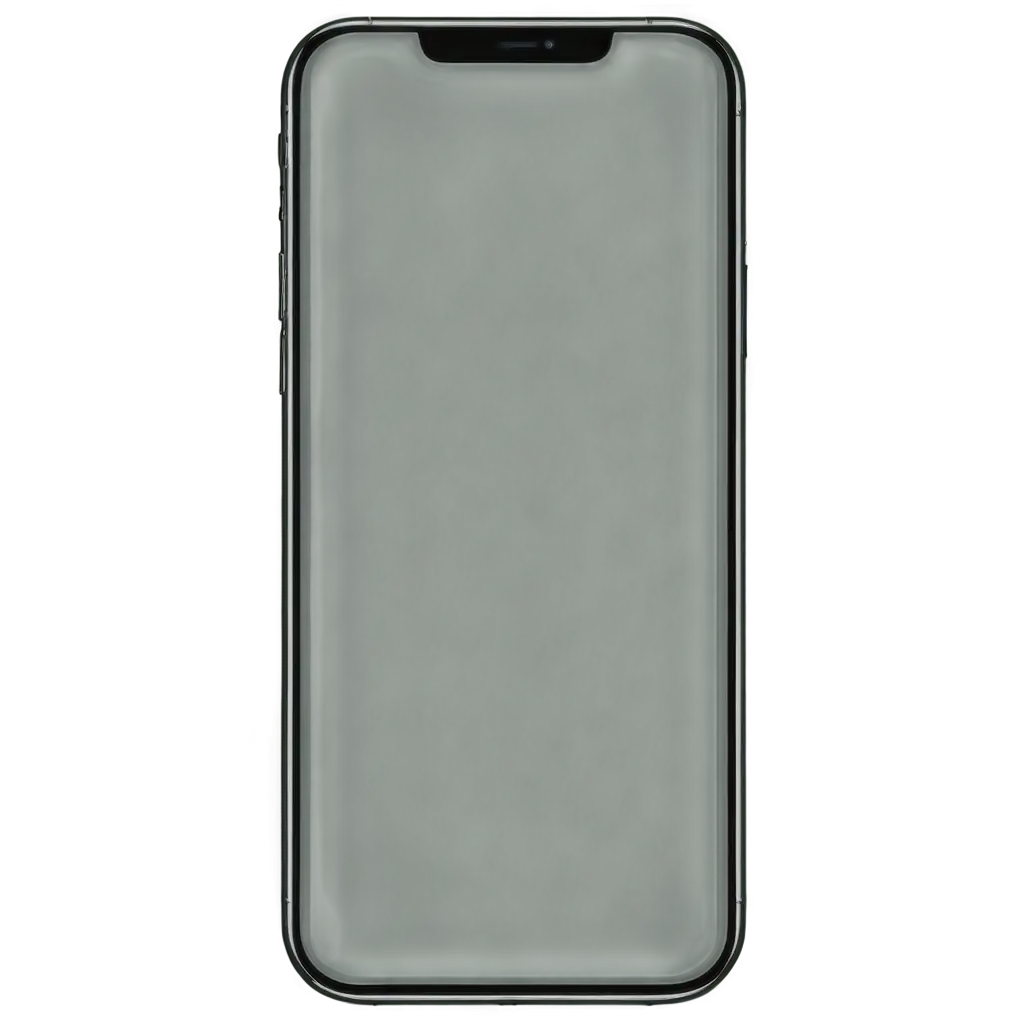 a black iphone 16 front view