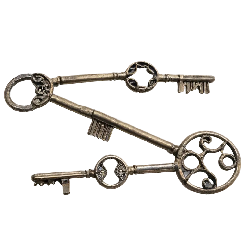 Antique-Vintage-Keys-PNG-HighQuality-Transparent-Image-for-Your-Creative-Projects