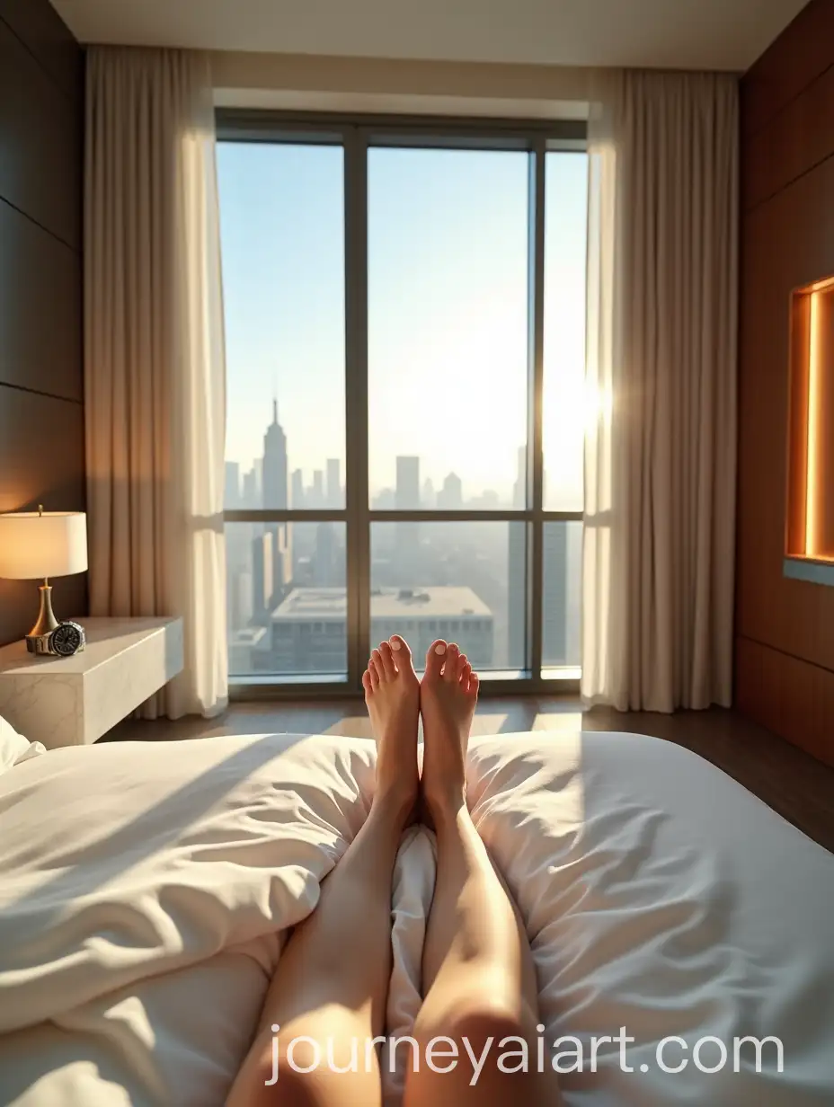 Luxury-MorningAI-Image-Prompt-Expansion-View-from-Bed-with-Metropolis-Skyline