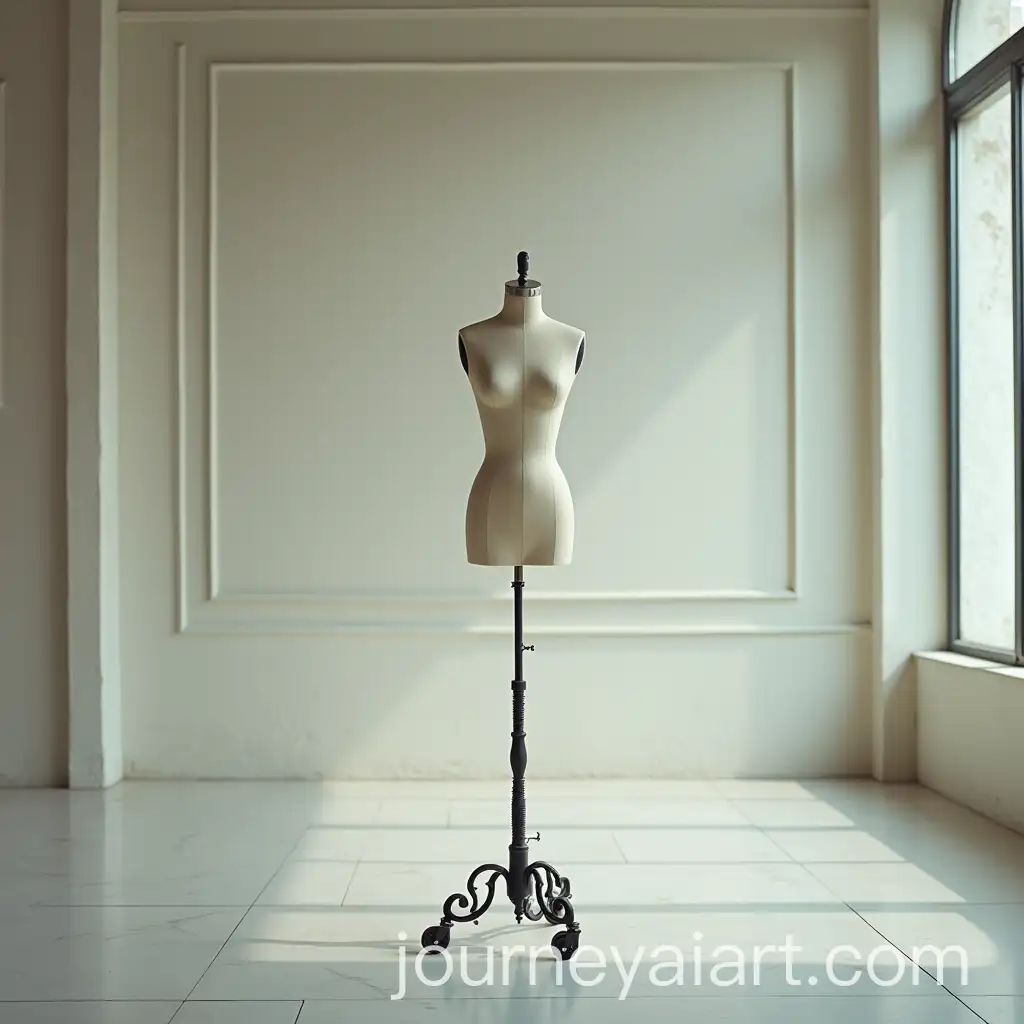 Upper-Body-Mannequin-Display-in-an-Empty-Room