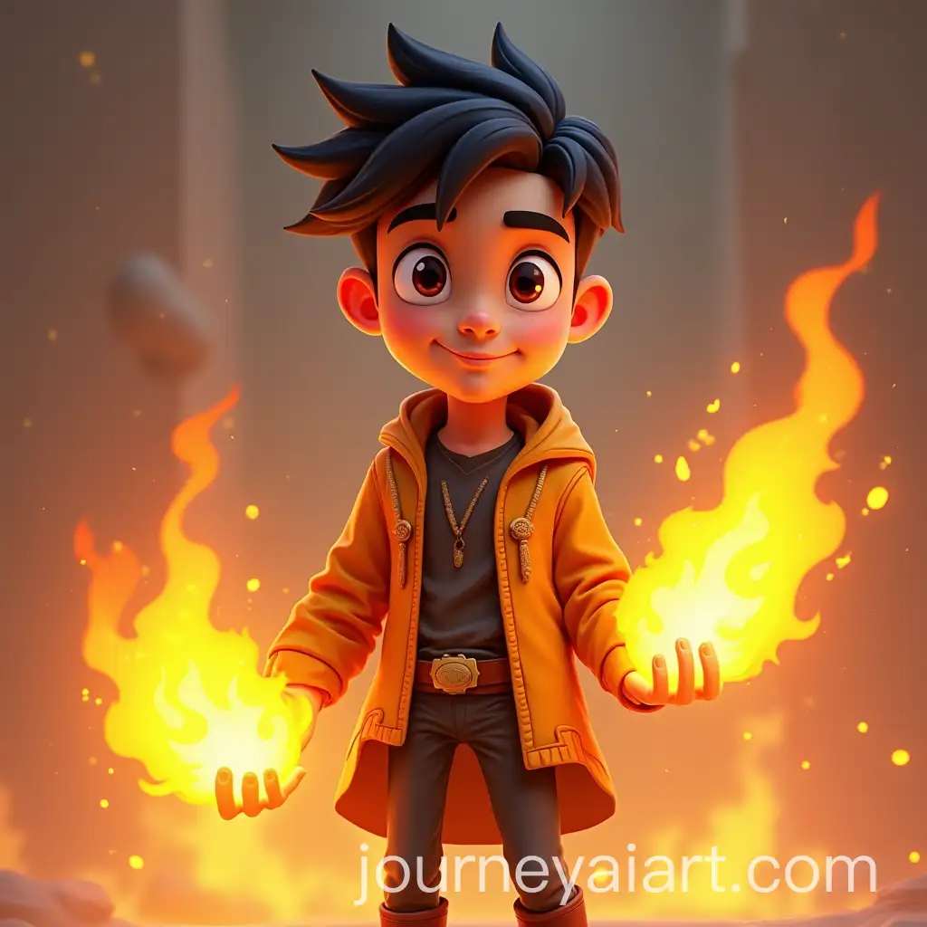 Young-Man-with-Fire-Control-Abilities-in-3D-Cartoon-Style