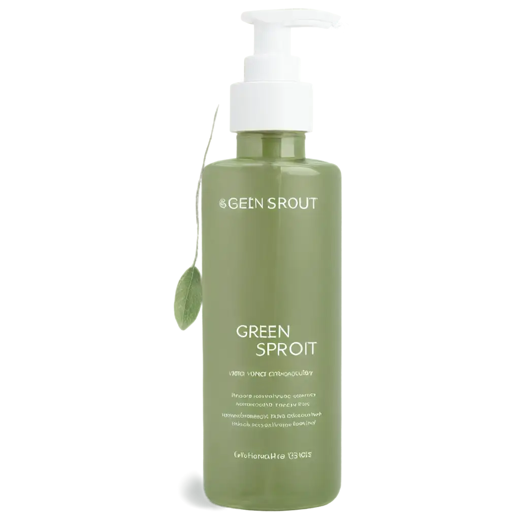 skin care bottled named green sprout