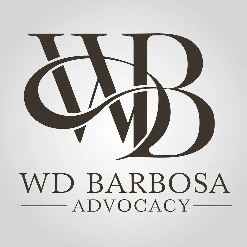 LOGO-Design-for-WD-BARBOSA-Elegant-Metallic-Initials-with-Law-Office-Sophistication