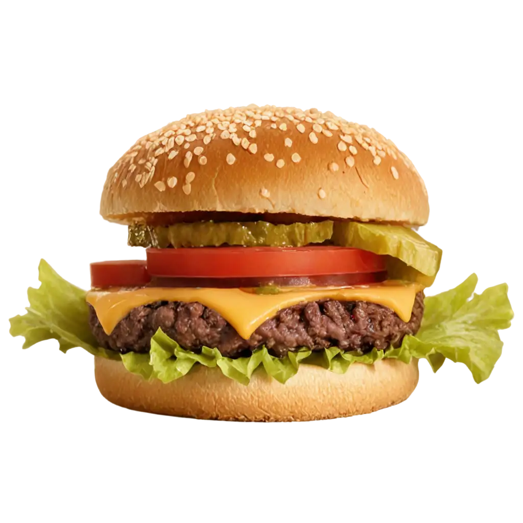 Delicious-Burger-PNG-Image-HighQuality-Visual-for-Culinary-Inspiration