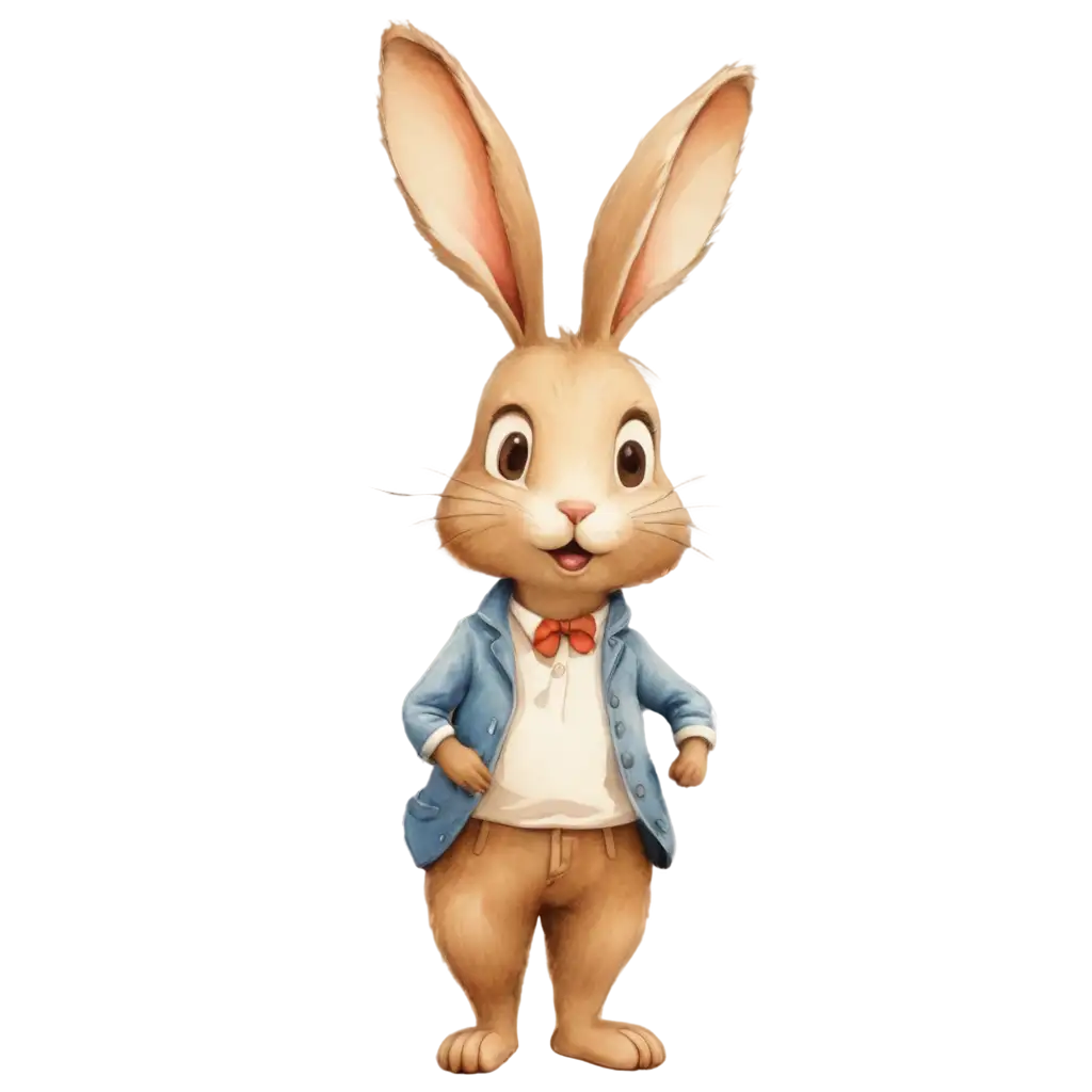 HighQuality-Cartoon-Drawing-of-a-Rabbit-in-PNG-Format-for-Versatile-Use