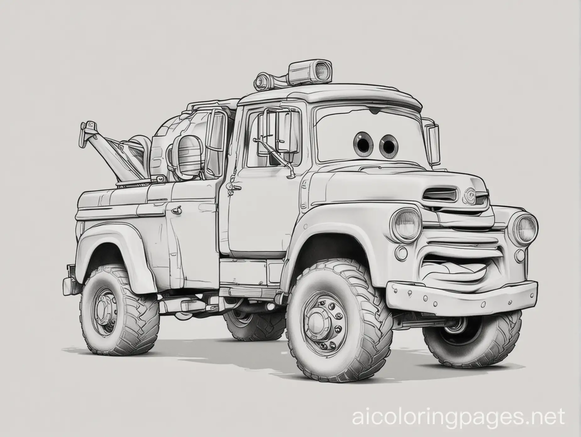 Disney-Pixar-Coloring-Page-Black-and-White-Line-Art-with-Ample-White-Space