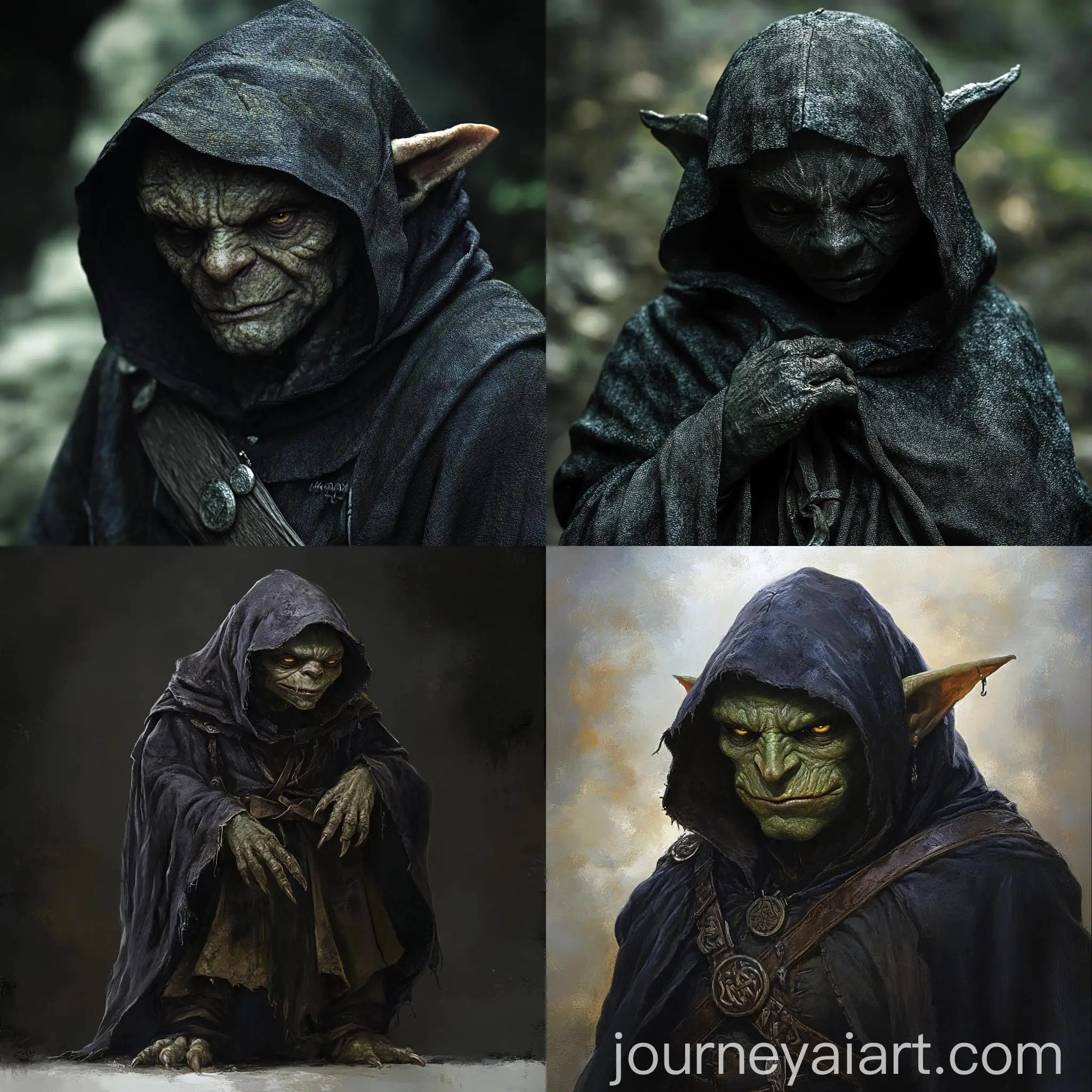 Fantasy-Goblin-in-Dark-Hooded-Robe