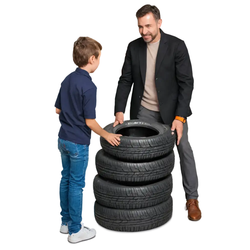 HighQuality-PNG-Image-Father-Buying-Tire