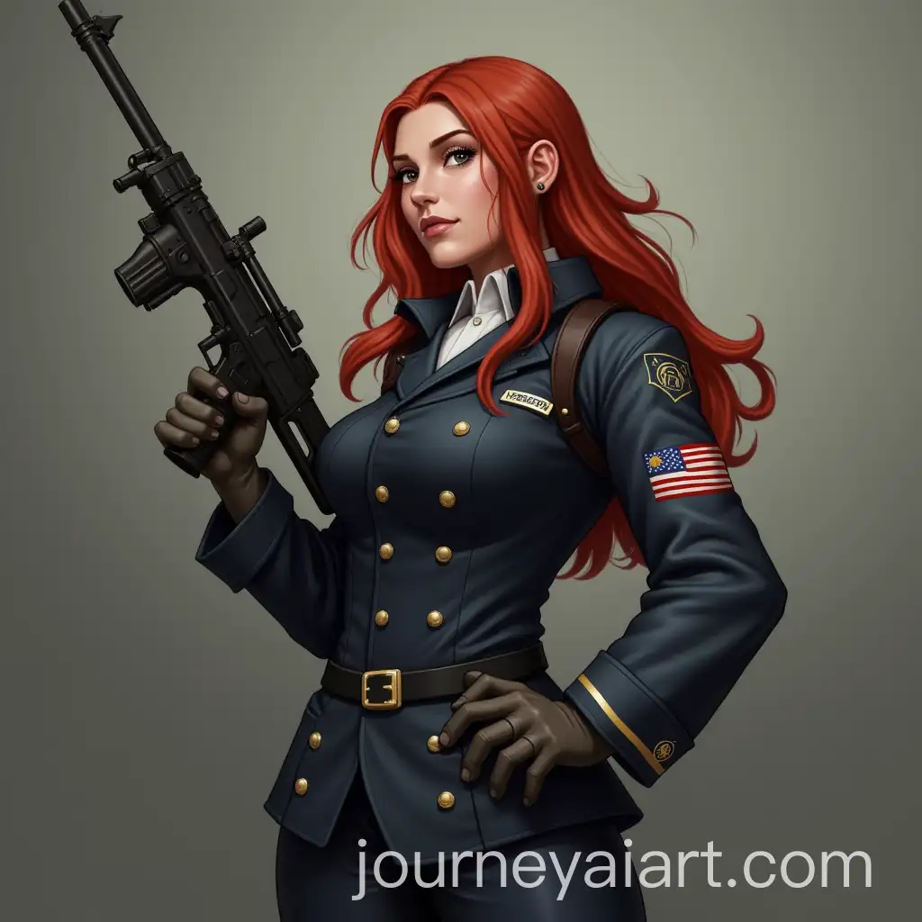 Warhammer-40k-Navy-Officer-Redhead-Sniper-in-Tactical-Uniform