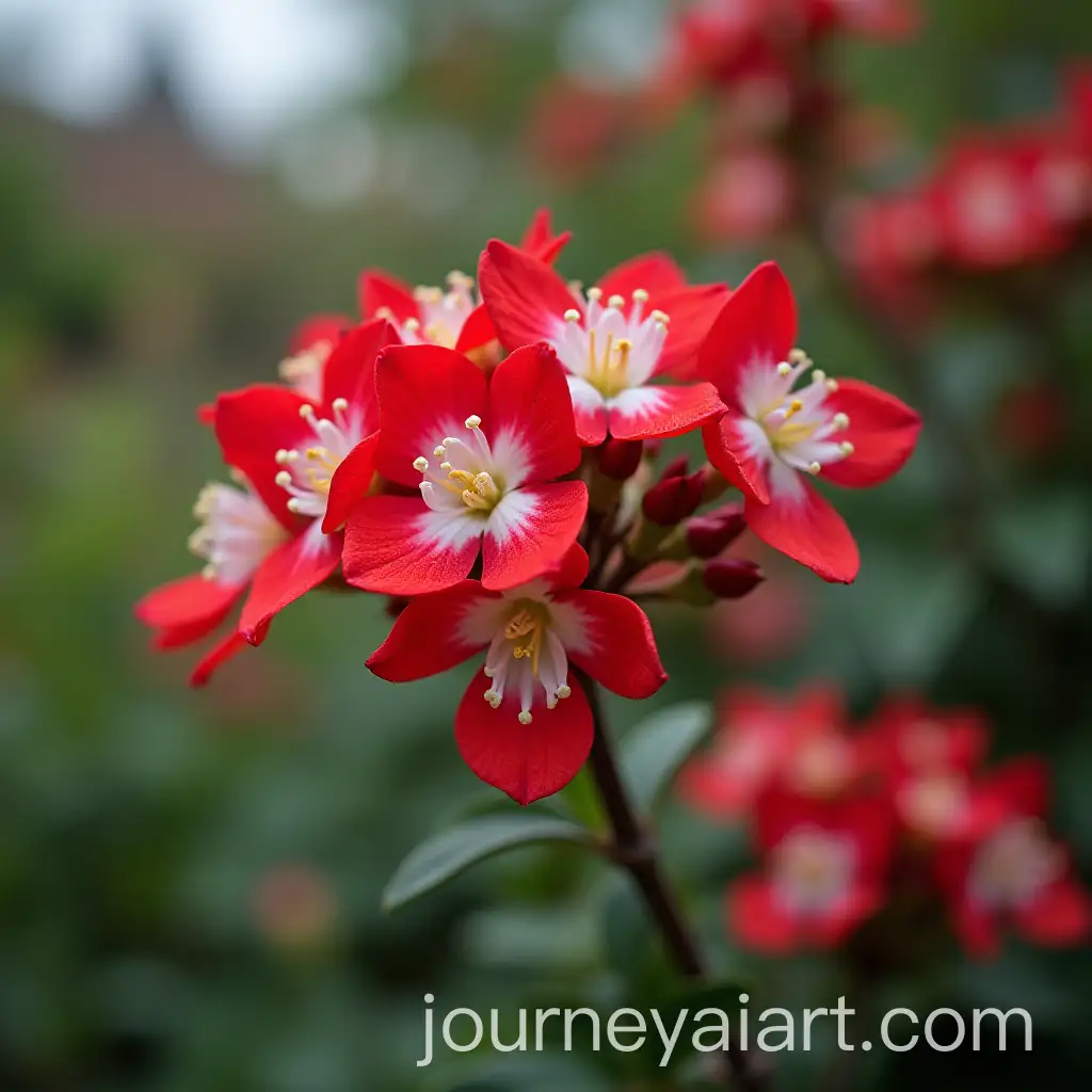 Adenium-Flowers-on-Horizontal-Branches-with-Red-and-White-Blooms