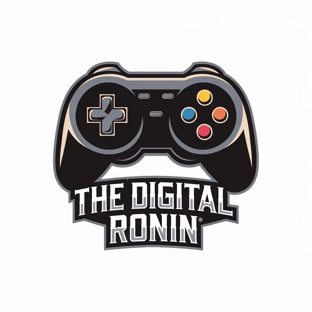 LOGO Design for The Digital Ronin Vector with Game Moderate Theme for Internet Industry