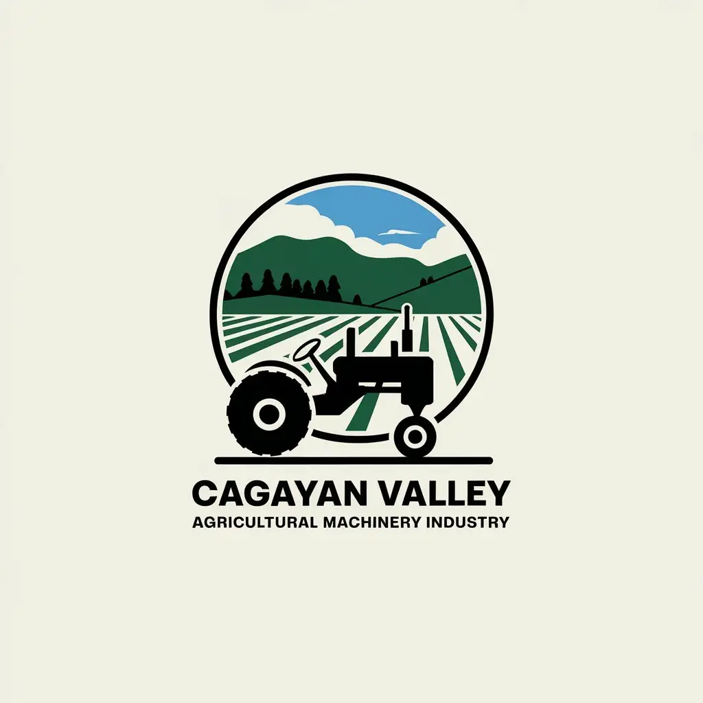 LOGO Design for Cagayan Valley Agricultural Machinery Industry Minimalistic Vector Design with a Clear Background