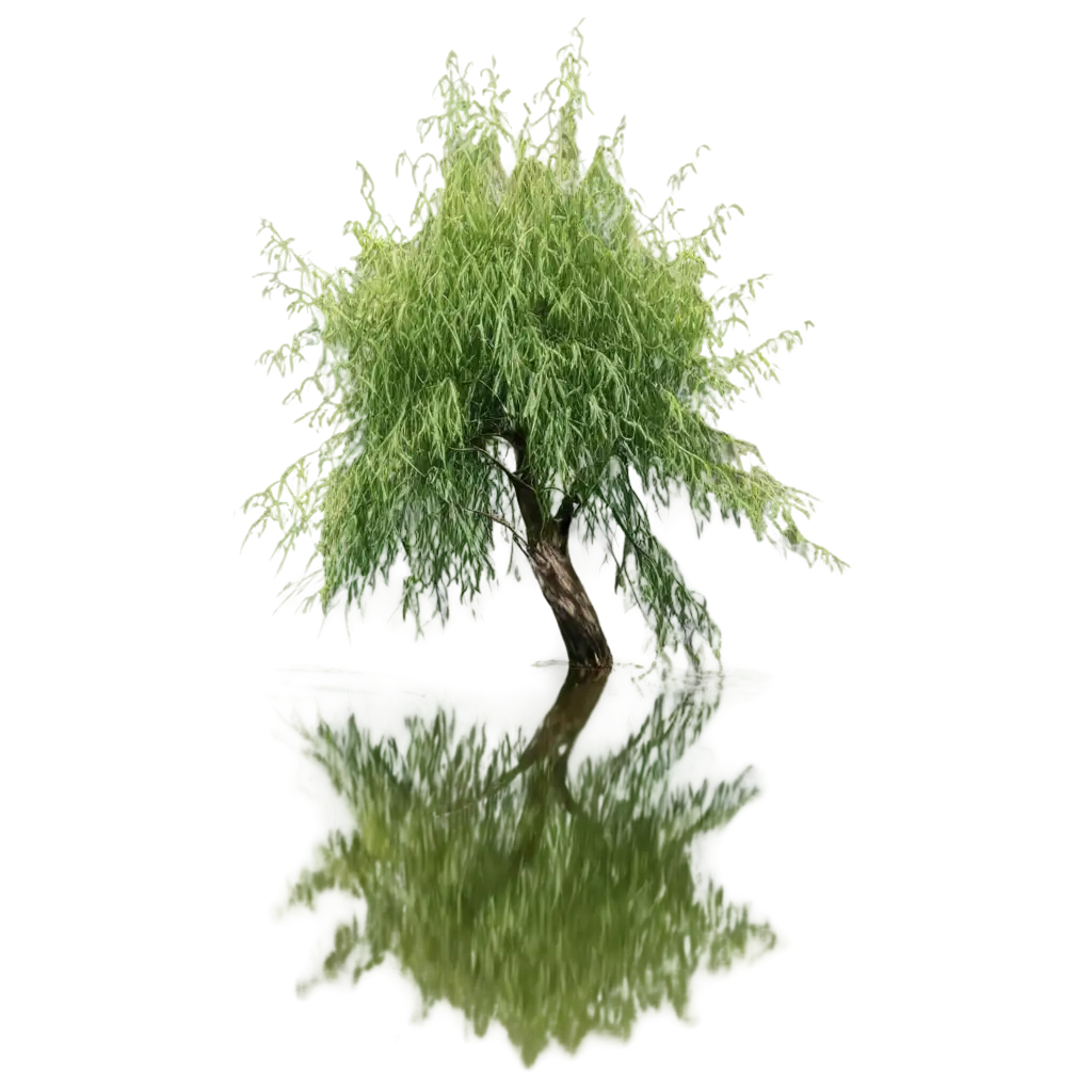 Willow-Tree-PNG-on-Water-Background-HighQuality-Transparent-Image-for-Creative-Projects