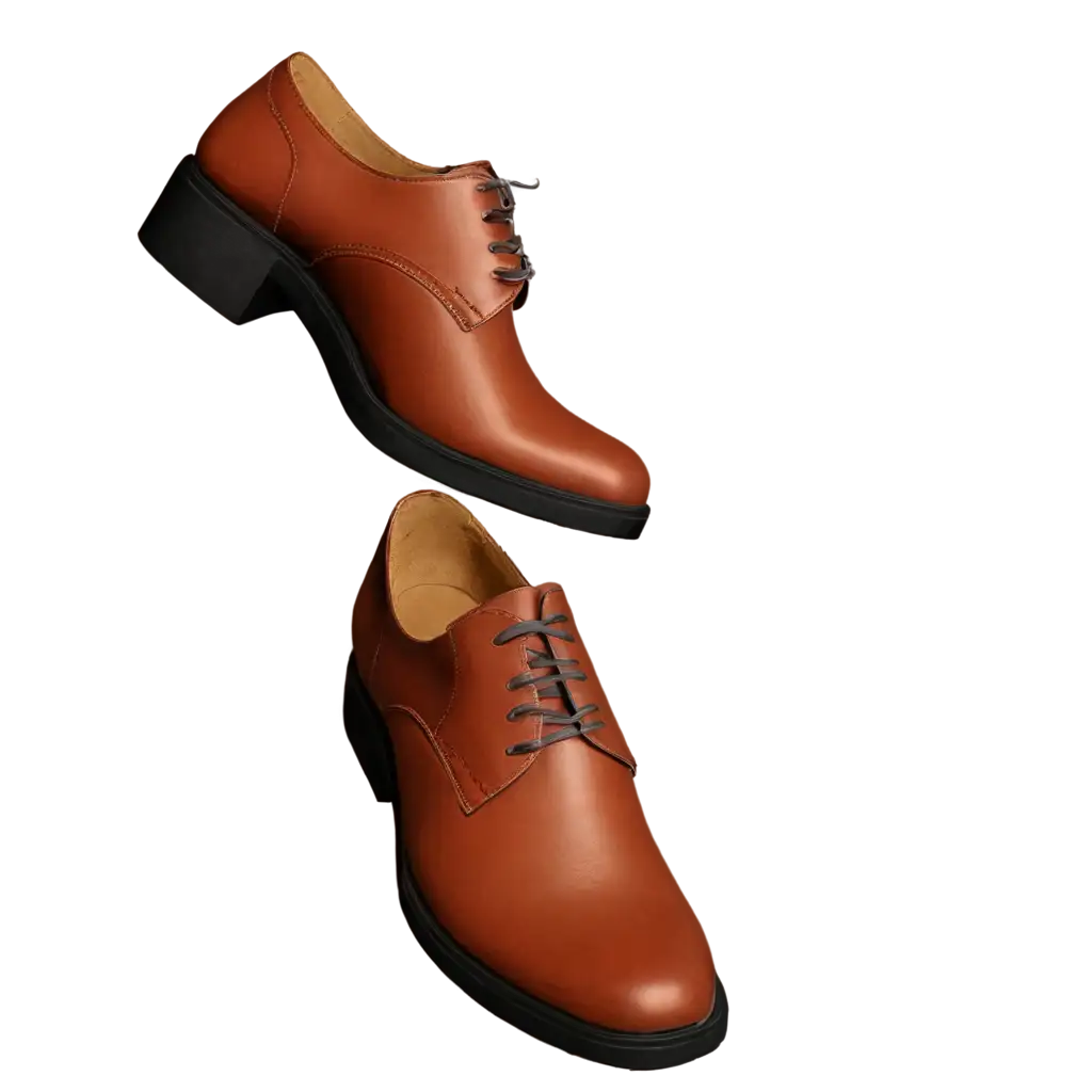 Leather-Shoes-PNG-Image-HighQuality-Transparent-File-of-Two-Shoes-Together