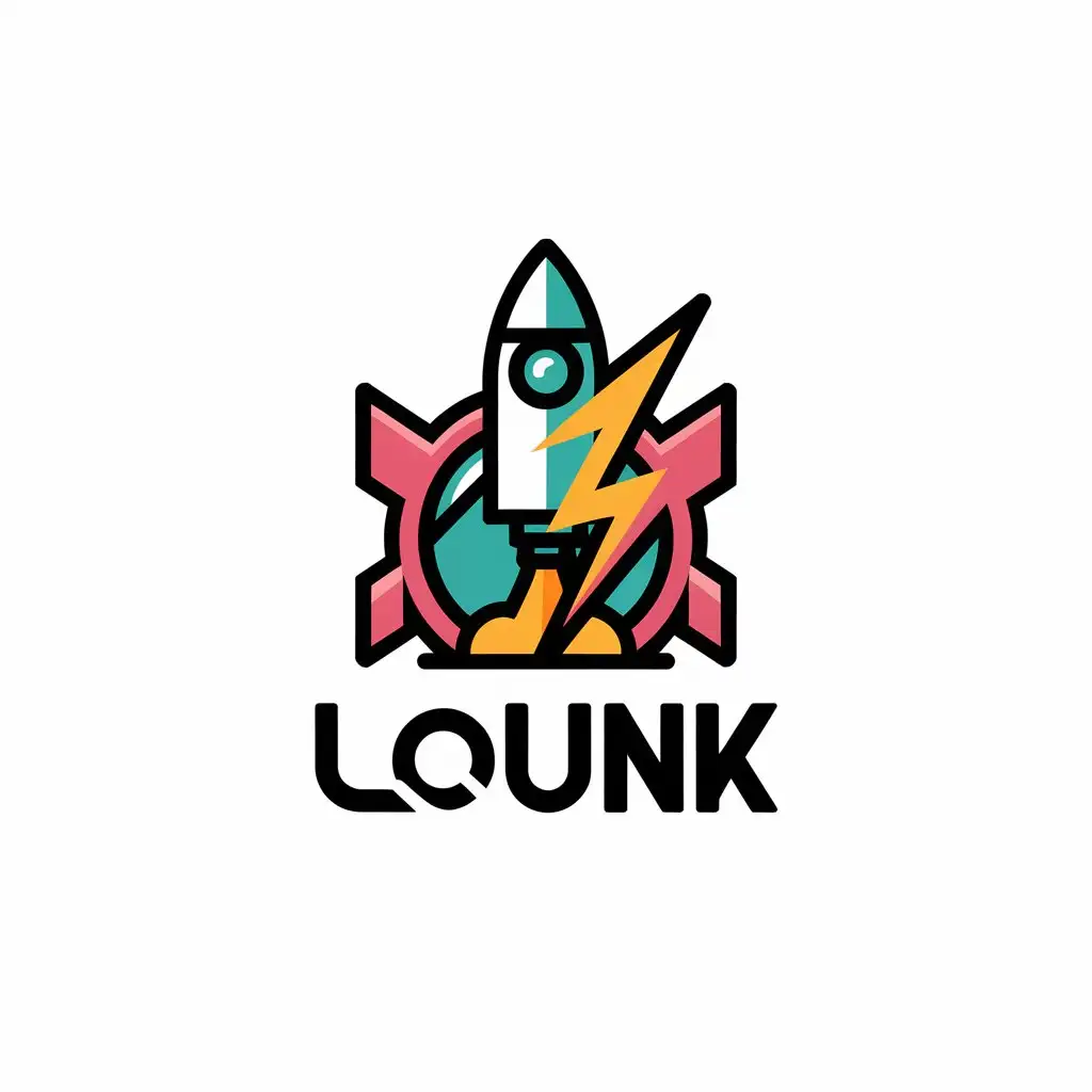 LOGO-Design-for-LOUNK-TechInspired-050220-Symbol-with-TikTok-Vibes