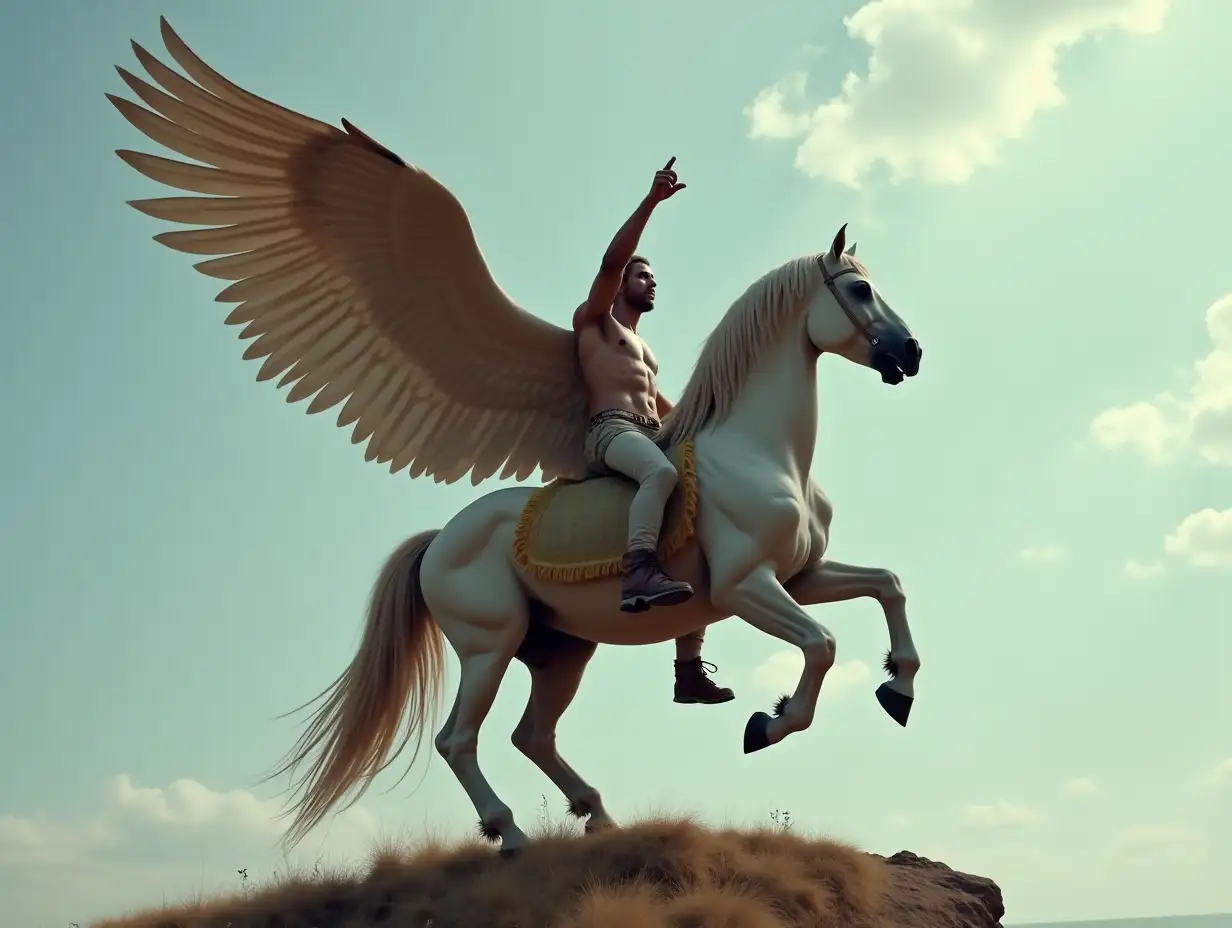 Defensive-Centaur-with-Wings-in-Dynamic-Pose-Pointing-Towards-the-Sky