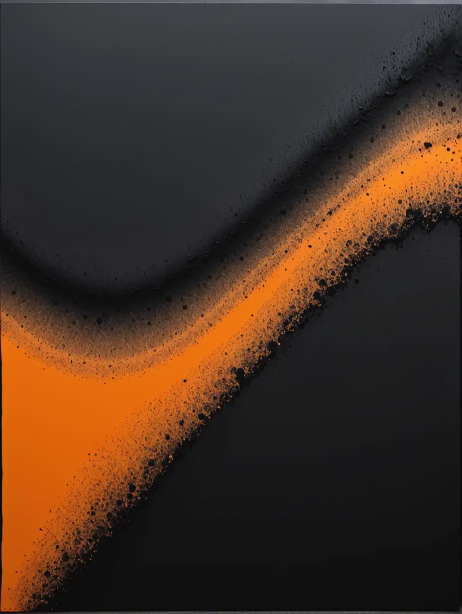 Degraded-Black-and-Orange-Abstract-Art