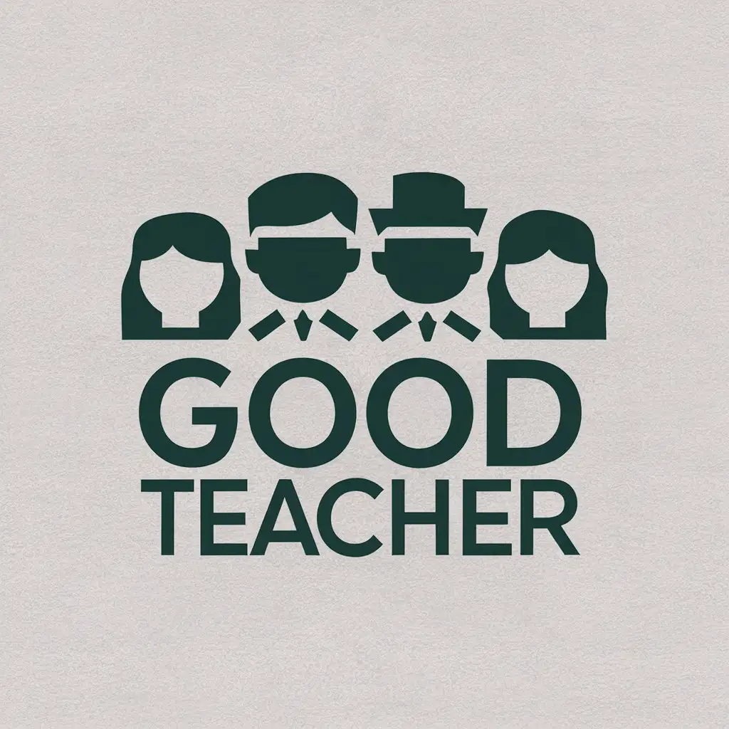 LOGO-Design-for-Good-Teacher-Four-Teachers-Symbolizing-Excellence-in-Education