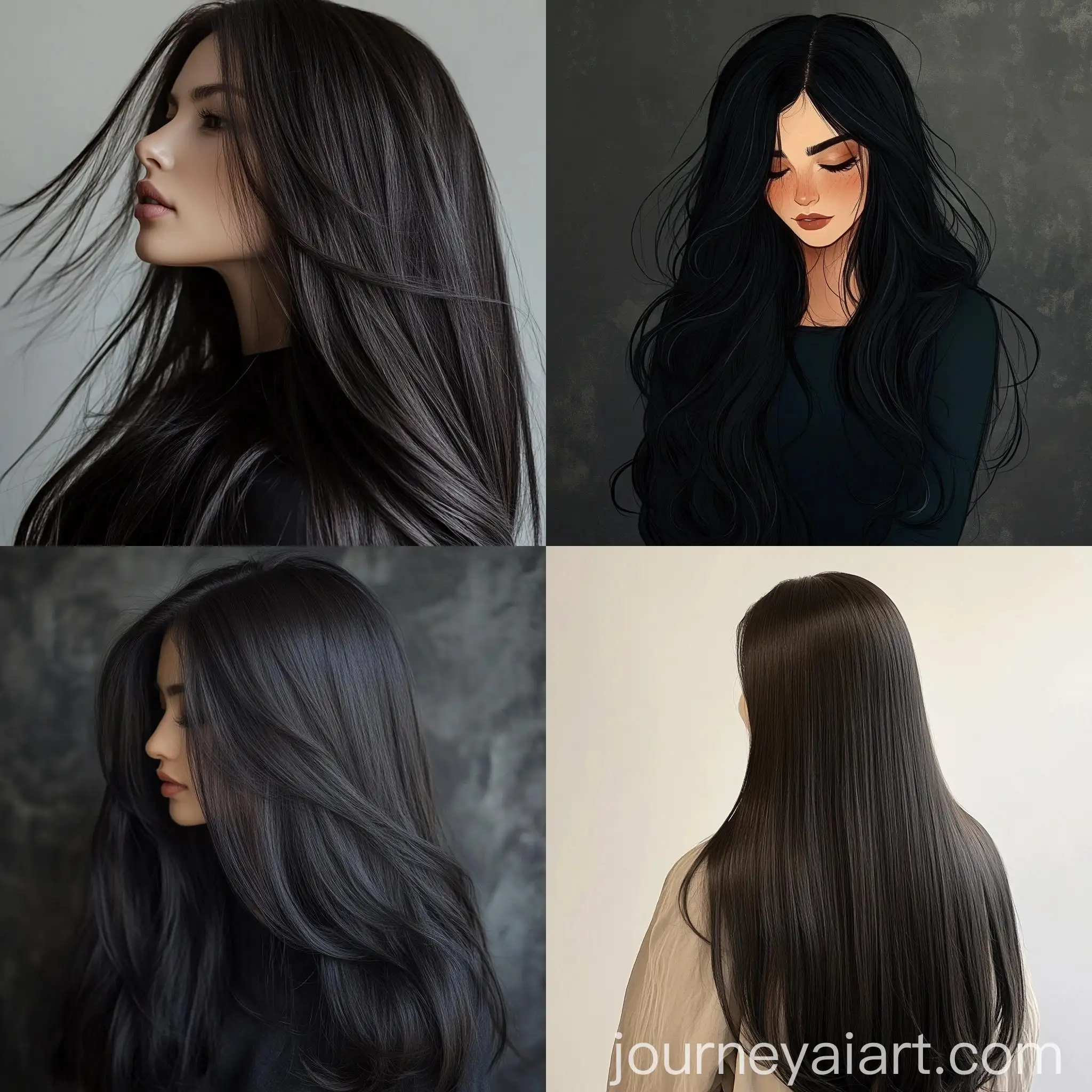 Long-Dark-Hair-Woman-Portrait