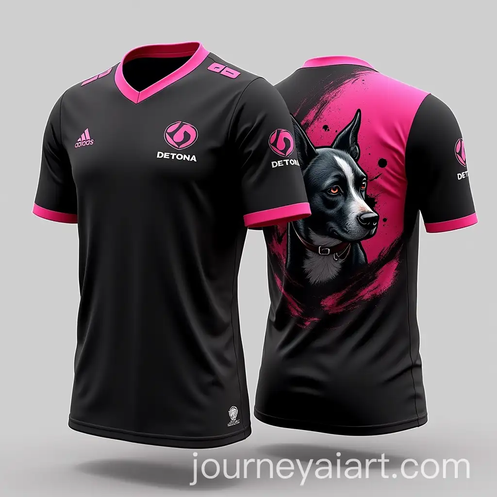 Esports-Jersey-Design-Concept-for-Detona-with-Pitbull-Graffiti-and-Pink-Stitching