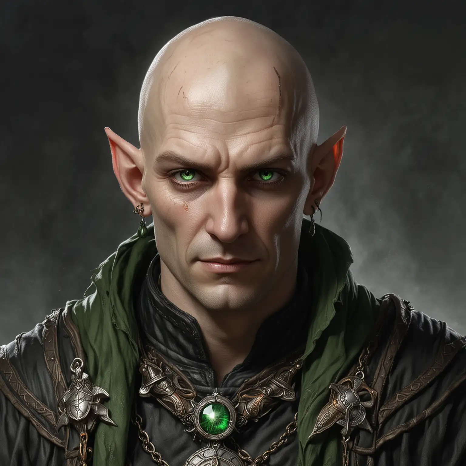 Male-HalfElf-Warlock-with-Bright-Green-Eyes-and-Amulet