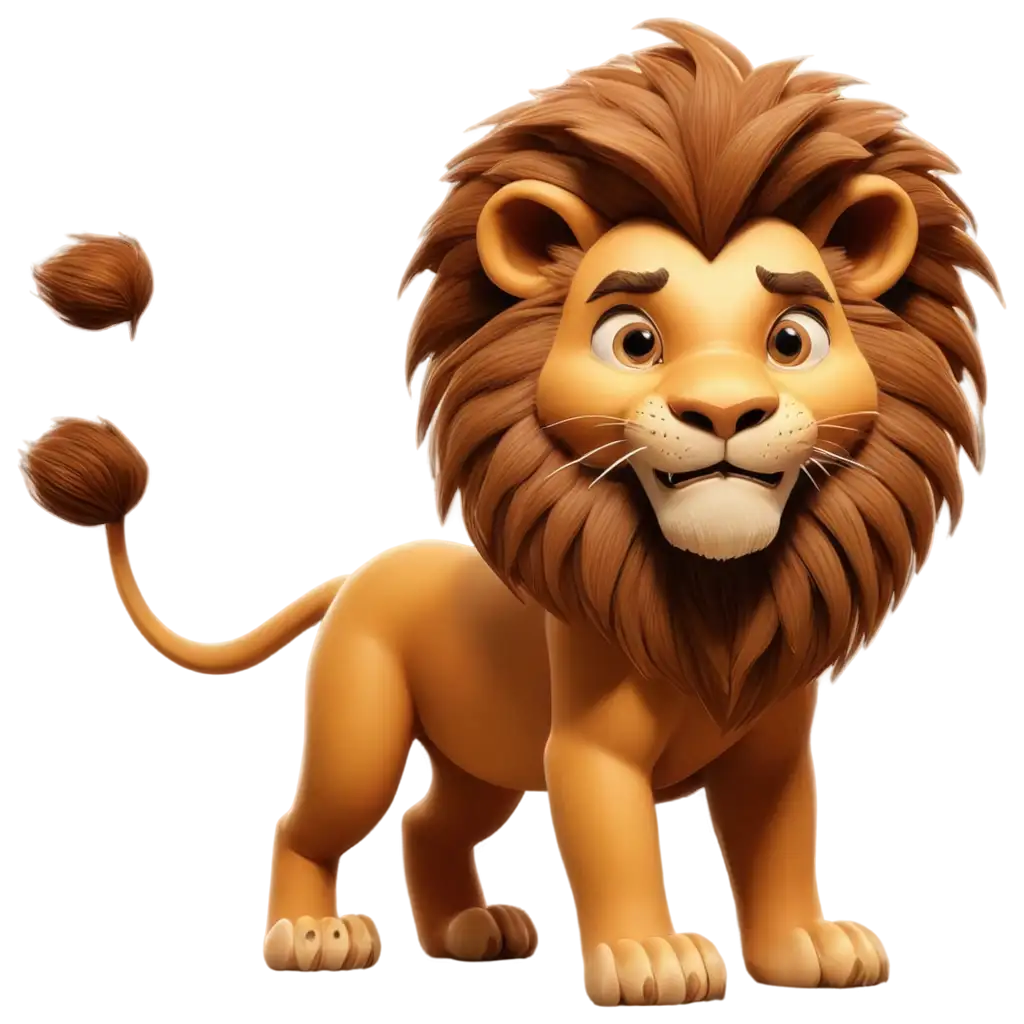 Cartoon-Lion-PNG-Playful-and-Vibrant-Illustration-for-Creative-Projects