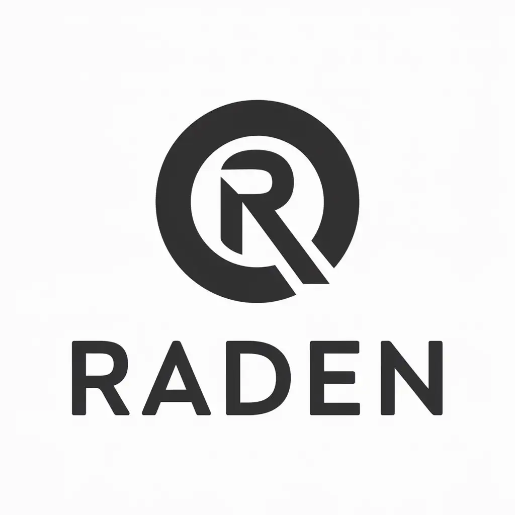 LOGO-Design-for-RadeN-Modern-Lettering-with-Clear-Background