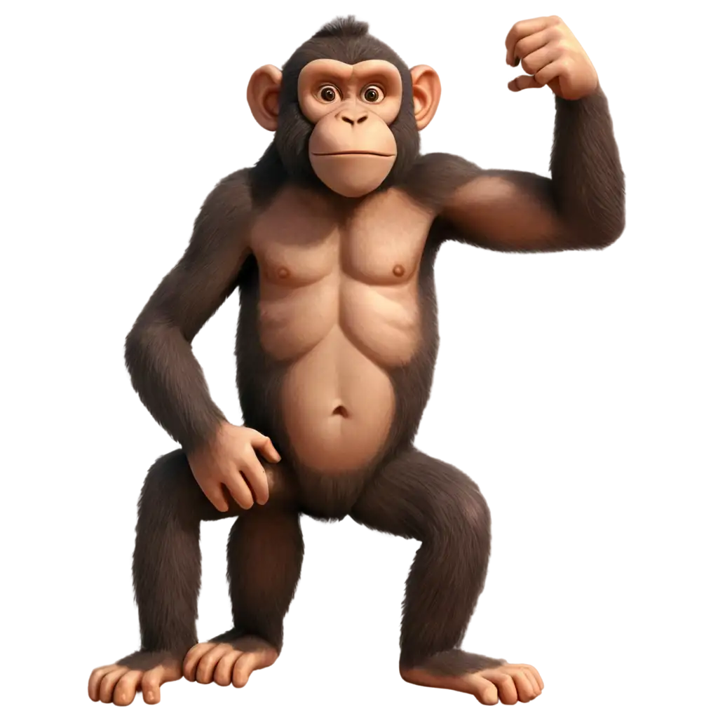 Big-Monkey-PNG-Image-HighQuality-Versatile-Artwork-for-Digital-and-Print-Use