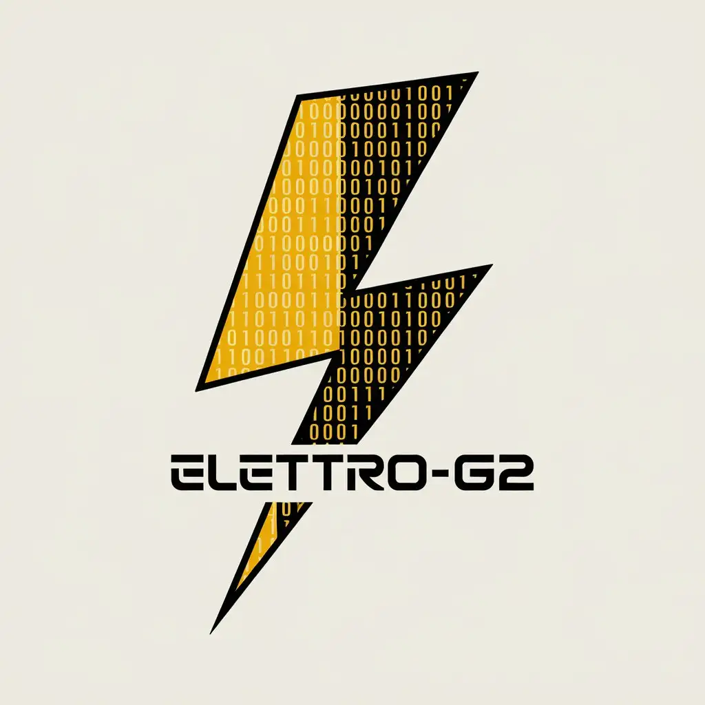 LOGO-Design-for-ElettroG2-Black-Lightning-with-Binary-Code-and-Yellow-Background