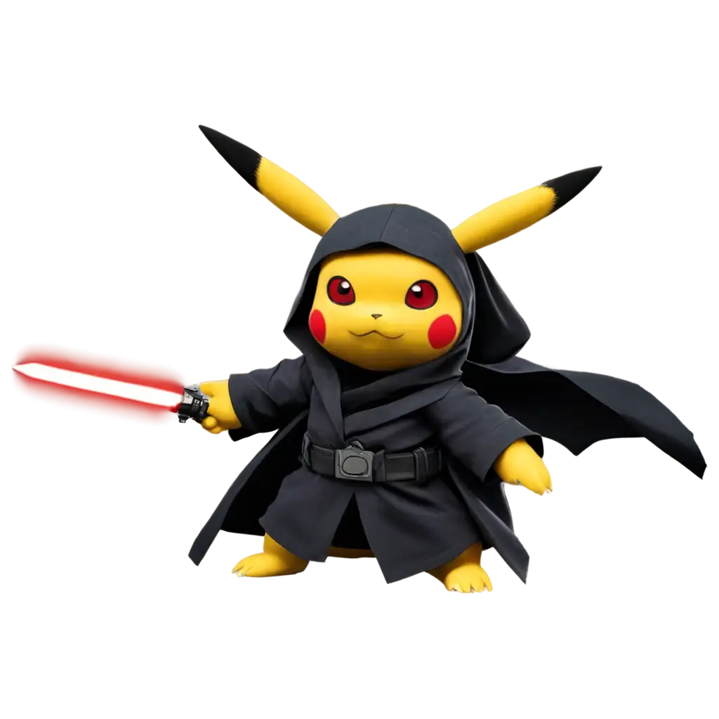 PNG-Image-Pikachu-Sith-Lord-with-Yellow-Eyes-and-Red-Lightsaber