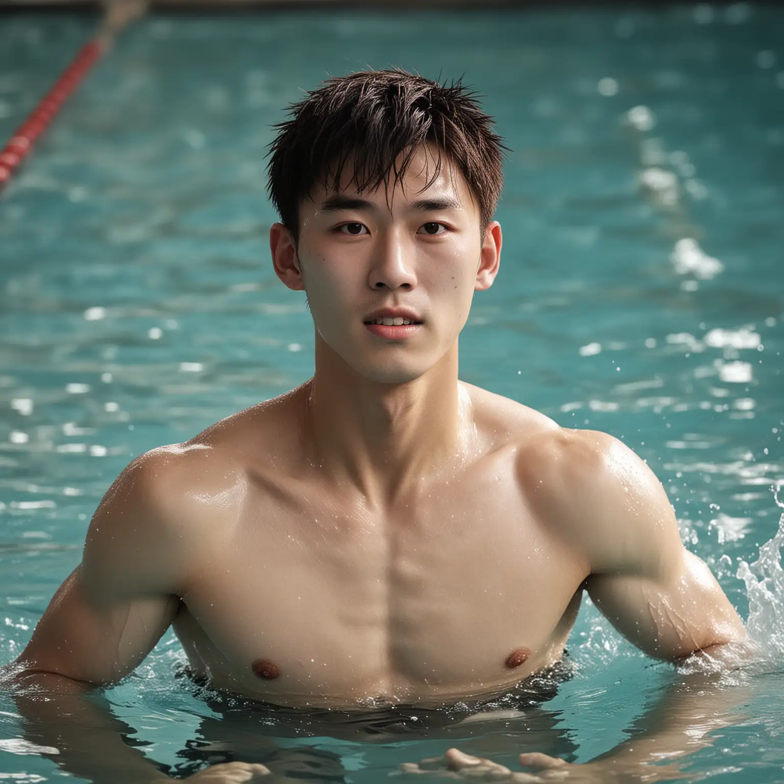 Zhang-Hao-Unique-Swimming-Athlete-with-an-Unconventional-Appearance