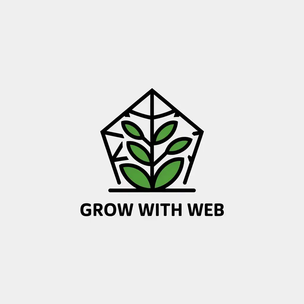 LOGO-Design-For-Grow-With-Web-Web-Designing-Theme-on-Clear-Background