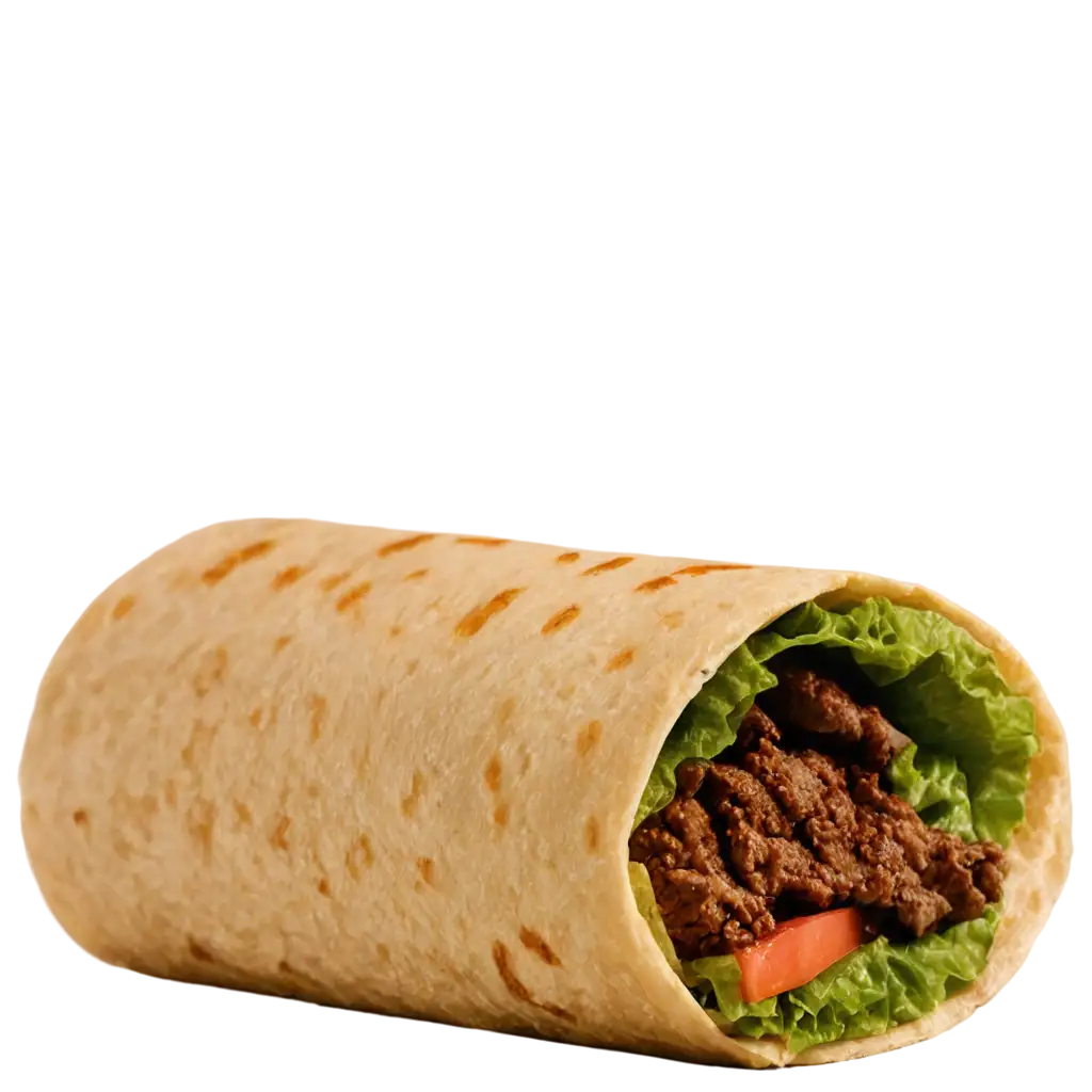 A shawarma roll