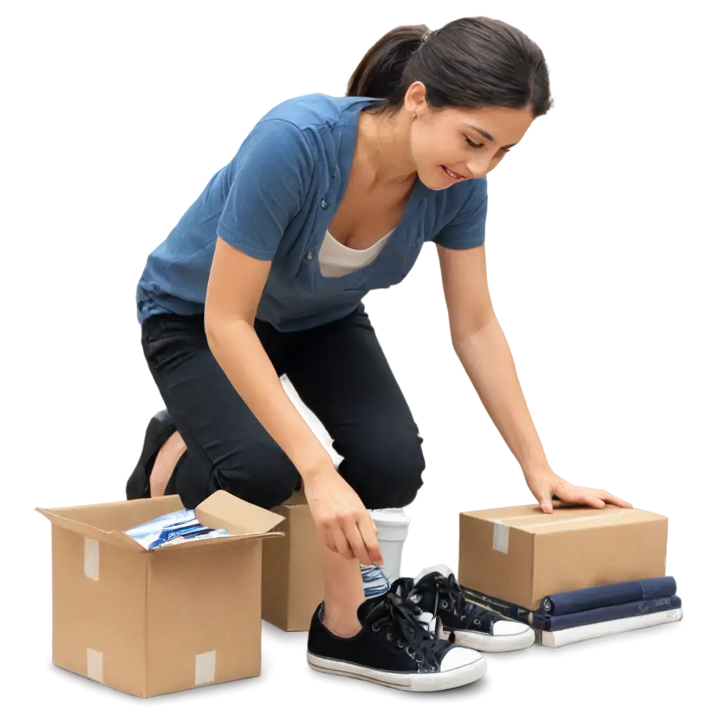 PNG-Image-of-Person-Packing-Clothes-Books-and-Household-Items-MidAction-HighQuality-Detail