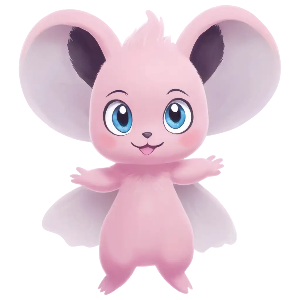 Cute-and-Magical-Pokemonstyle-PNG-Image-Fluffy-GhostType-Fairy-with-Big-Eyes-and-Strong-Power