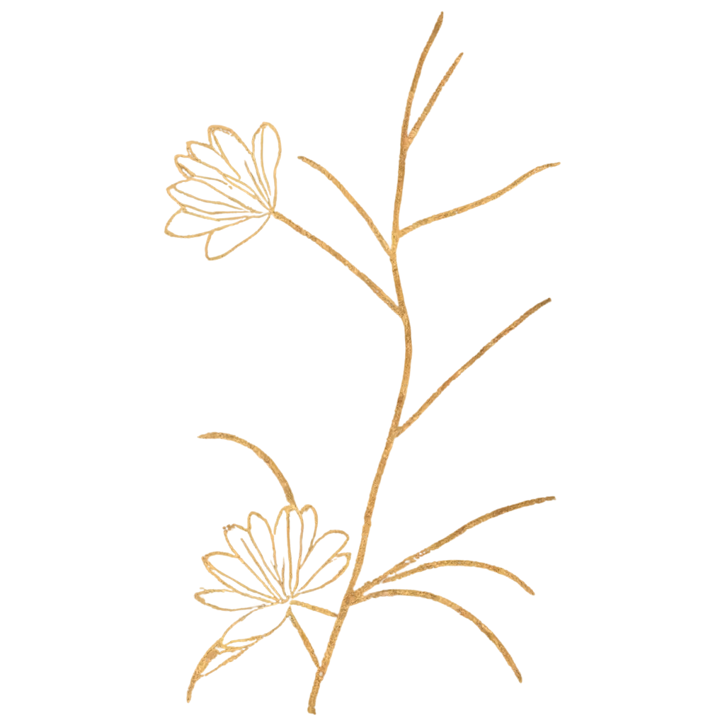 Floral-Print-Linear-Gold-PNG-Elegant-and-HighQuality-Graphic-Design-for-Diverse-Applications