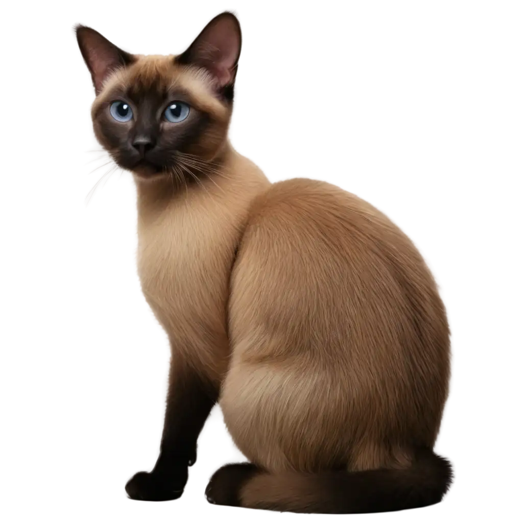 Ultra-Realistic-Siamese-Cat-PNG-Image-Watching-Landscape